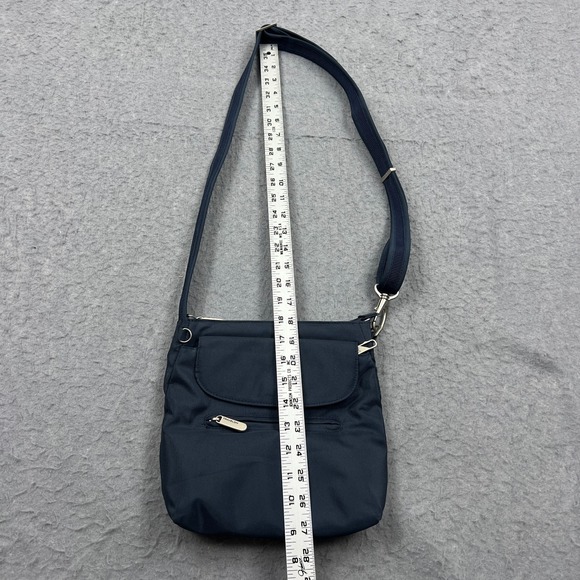Travelon Anti-Theft Classic Mini Shoulder Bag Midnight Crossbody Purse RFID Zip - Picture 6 of 16